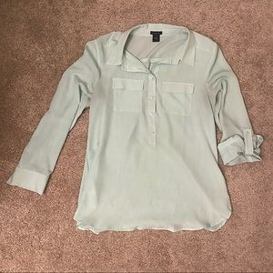 Ann Taylor Turquoise Blouse